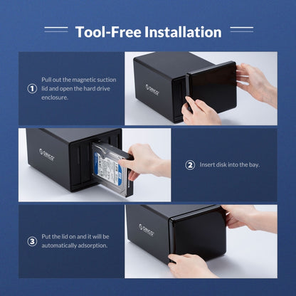 ORICO NS500U3 กล่องใส่ฮาร์ดไดรฟ์ USB 3.0 ขนาด 3.5 นิ้ว 5 ช่อง, NS500U3