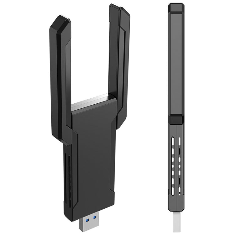 COMFAST 972 AX 5400Mbps WiFi 6 ฟรีไดรฟ์ USB การ์ดเครือข่ายไร้สาย, CF-972AX
