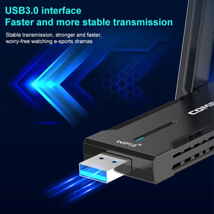 COMFAST 972 AX 5400Mbps WiFi 6 ฟรีไดรฟ์ USB การ์ดเครือข่ายไร้สาย, CF-972AX