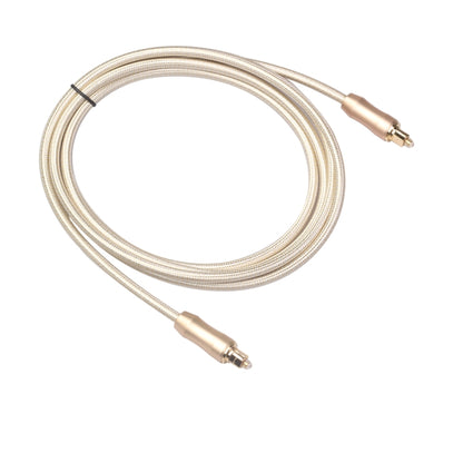 QHG02 SPDIF 2 ม. OD6.0 มม. Toslink FIBER สายสัญญาณเสียงดิจิตอลชายกับชาย, 2m