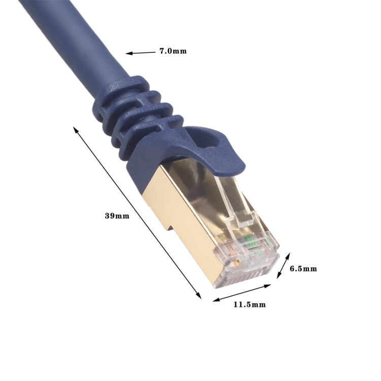 7.6 ม. CAT8 คอมพิวเตอร์สวิตช์เราเตอร์เครือข่ายอีเธอร์เน็ตสาย LAN, สายแพทช์ RJ45, 7.6m