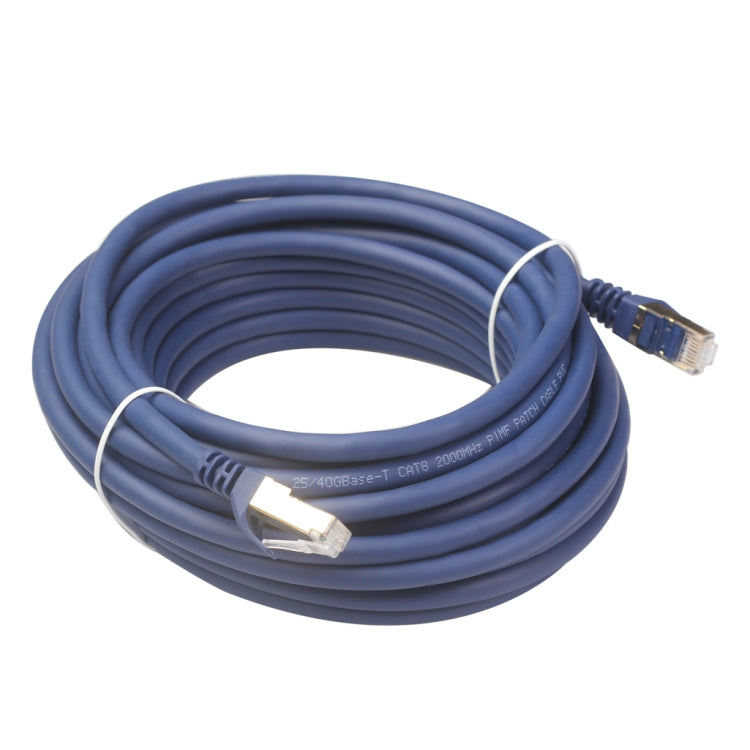 10 ม. CAT8 คอมพิวเตอร์สวิตช์เราเตอร์เครือข่ายอีเธอร์เน็ตสาย LAN, สายแพทช์ RJ45, 10m
