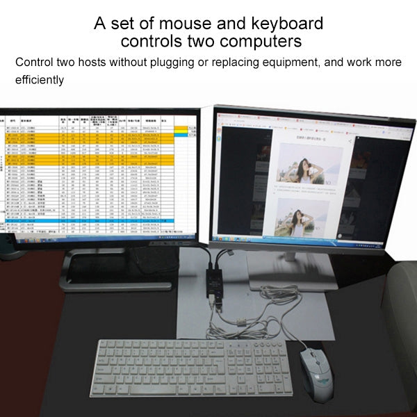 DY-B046 2 In 4 Out USB 2.0 Sharing Switch อะแดปเตอร์เครื่องพิมพ์ USB Flash, DY-B046