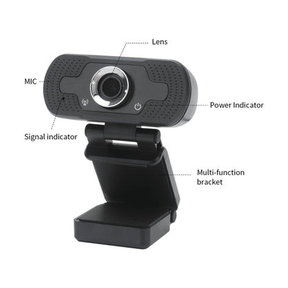 HD-F18 1080P เว็บแคมกล้อง HD มัลติฟังก์ชั่นพร้อมไมโครโฟน