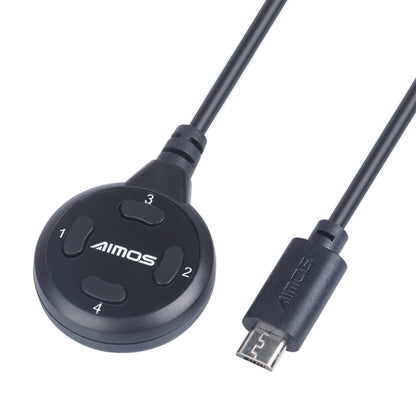 AIMOS AM-SH4 Switcher Sharing Device 4 ปุ่ม Extension Cable Extender, AM-SH4