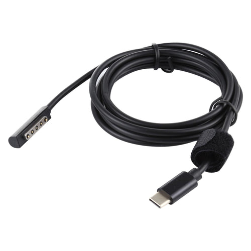 แหล่งจ่ายไฟ USB-C / Type-C PD 65W สายชาร์จเร็วสำหรับ Microsoft Surface Pro 2 ความยาวสายเคเบิล: 1.5 ม.