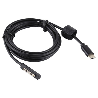 แหล่งจ่ายไฟ USB-C / Type-C PD 65W สายชาร์จเร็วสำหรับ Microsoft Surface Pro 2 ความยาวสายเคเบิล: 1.5 ม.