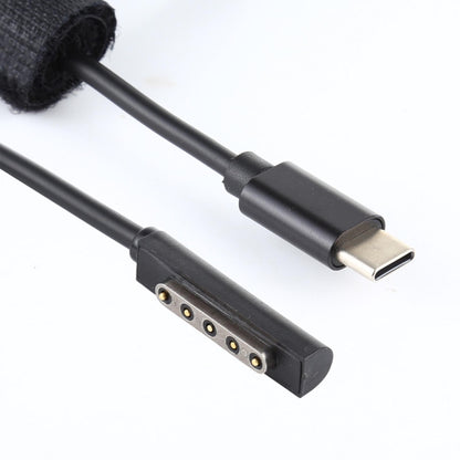 แหล่งจ่ายไฟ USB-C / Type-C PD 65W สายชาร์จเร็วสำหรับ Microsoft Surface Pro 2 ความยาวสายเคเบิล: 1.5 ม.