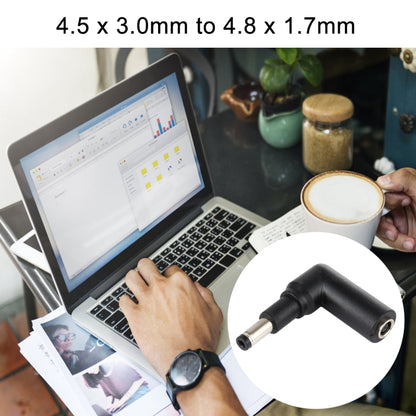 10ชิ้น4.5x3.0มิลลิเมตรหญิง4.8x1.7มิลลิเมตรชายเสียบข้อศอกอะแดปเตอร์เชื่อมต่อ, 4.5x3.0mm to 4.8x1.7mm