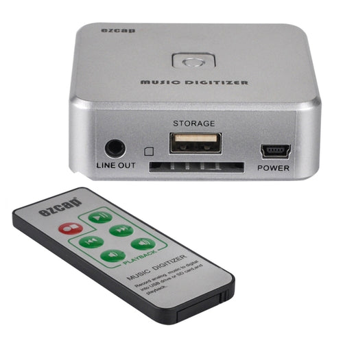 EZCAP241 เครื่องบันทึกเสียงอะแดปเตอร์การ์ด,3.5 มม.RCA R/L Analog Audio MP3 เพลงDigitizer Converter