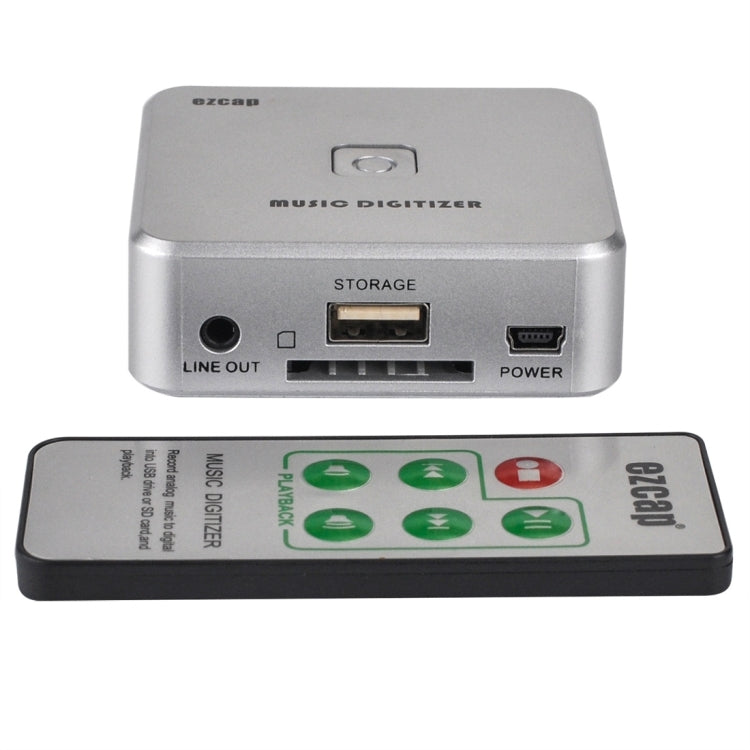 EZCAP241 เครื่องบันทึกเสียงอะแดปเตอร์การ์ด,3.5 มม.RCA R/L Analog Audio MP3 เพลงDigitizer Converter
