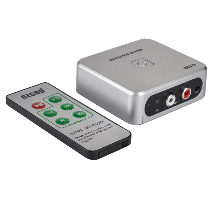 EZCAP241 เครื่องบันทึกเสียงอะแดปเตอร์การ์ด,3.5 มม.RCA R/L Analog Audio MP3 เพลงDigitizer Converter