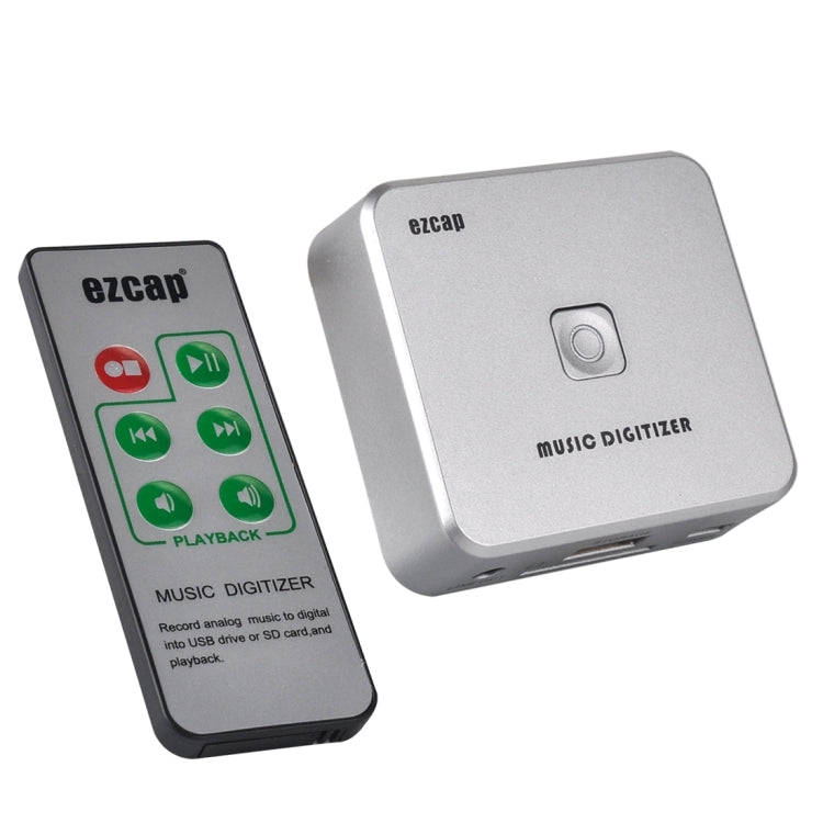EZCAP241 เครื่องบันทึกเสียงอะแดปเตอร์การ์ด,3.5 มม.RCA R/L Analog Audio MP3 เพลงDigitizer Converter