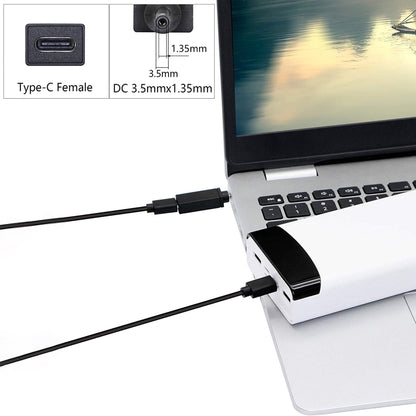 PD 18.5V-20V 3.5x1.35 มม.ตัวเชื่อมต่ออะแดปเตอร์ชาย, 3.5x1.35mm