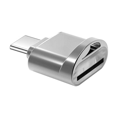 อะแดปเตอร์เครื่องอ่าน USB-C / Type-C 3.1 ถึง Micro SD (การ์ด TF), Silver