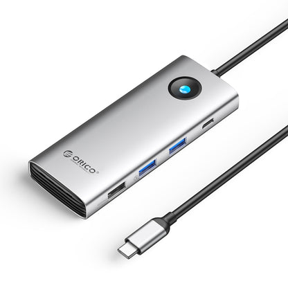 ORICO PW11-8PC Type-C / USB-C 8-in-1 5Gbps สถานีเชื่อมต่อมัลติฟังก์ชั่น, PW11-8PC