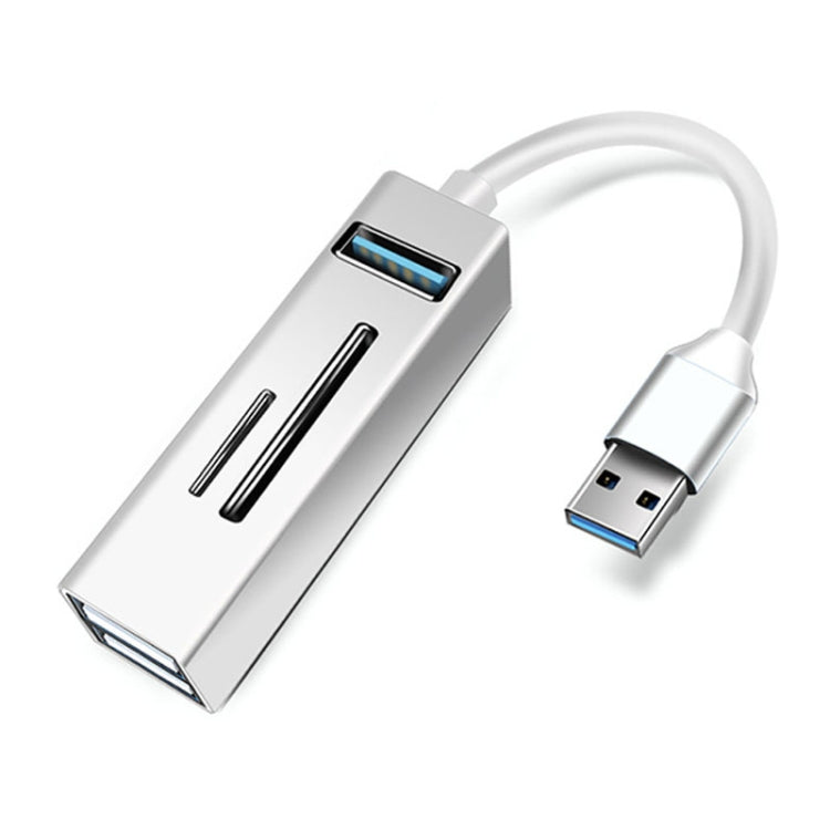 15101 5 in 1 USB3.0 ถึง 3 x USB + SD / TF Card Reader HUB Adapter, USB3.0