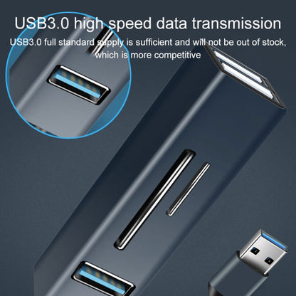 15101 5 in 1 USB3.0 ถึง 3 x USB + SD / TF Card Reader HUB Adapter, USB3.0
