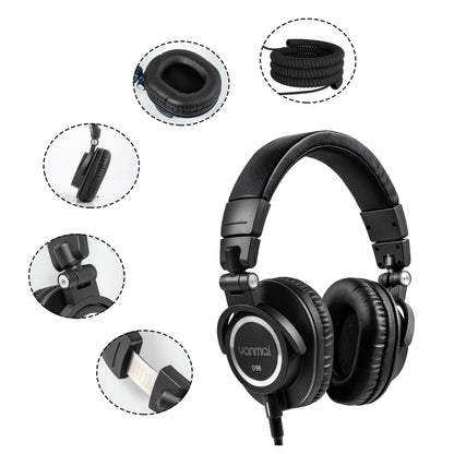 Yanmai D98 หูฟังมอนิเตอร์บันทึกภาพระดับมืออาชีพ, D98(Black), D98(Silver Grey)