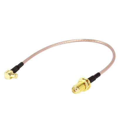 15 ซม. SMA หญิงถึง MCX ชายมุมขวาอะแดปเตอร์ RF Coax Coax RG316 สาย, SMA Female to MCX Male