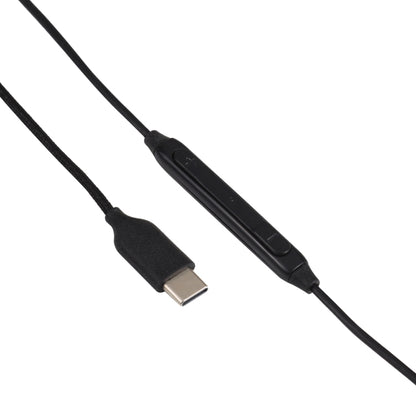 อินเทอร์เฟซ USB-C / Type-C หูฟังชนิดใส่ในหูแบบมีสายสำหรับโทรศัพท์ Samsung ความยาวสายเคเบิล: 1.1 ม.