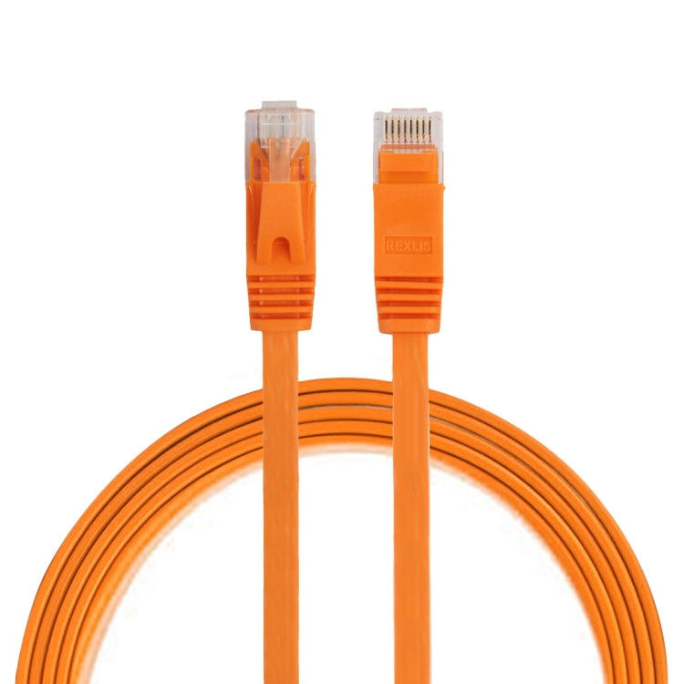 สาย LAN เครือข่ายอีเธอร์เน็ตแบบแบน CAT6 บางเฉียบยาว 1 ม., สายแพทช์ RJ45, Length: 1m