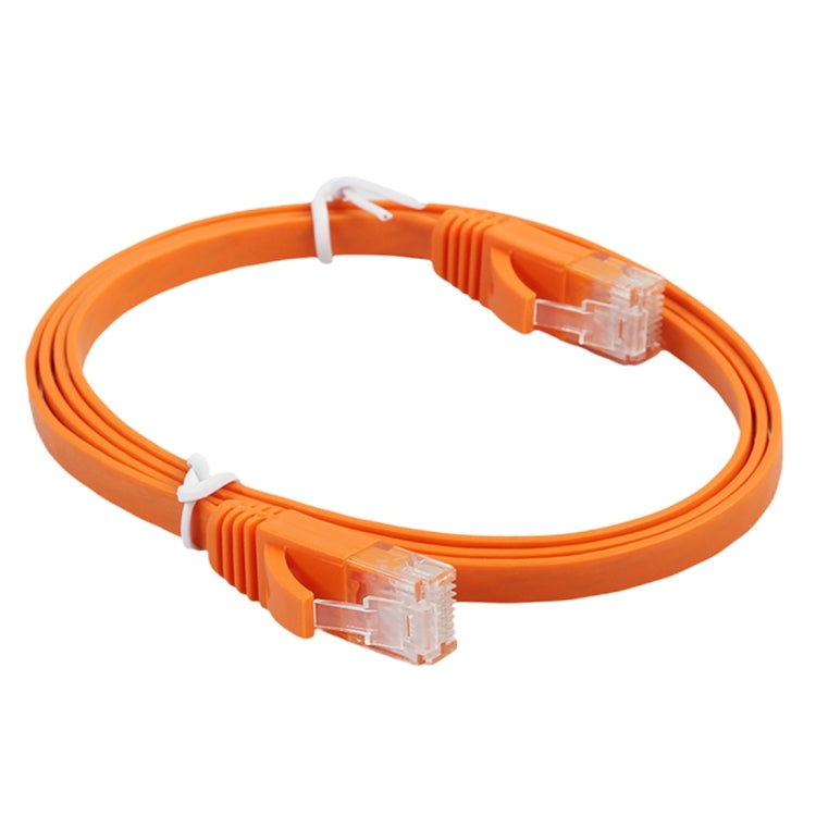สาย LAN เครือข่ายอีเธอร์เน็ตแบบแบน CAT6 บางเฉียบยาว 1 ม., สายแพทช์ RJ45, Length: 1m