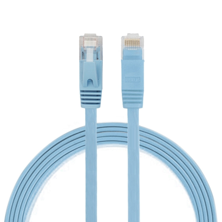 สาย LAN เครือข่ายอีเธอร์เน็ตแบบแบน CAT6 บางเฉียบยาว 1 ม., สายแพทช์ RJ45, Length: 1m