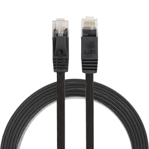 สาย LAN เครือข่ายอีเธอร์เน็ตแบบแบน CAT6 บางเฉียบ 1.8 ม., สายแพทช์ RJ45, Length: 1.8m