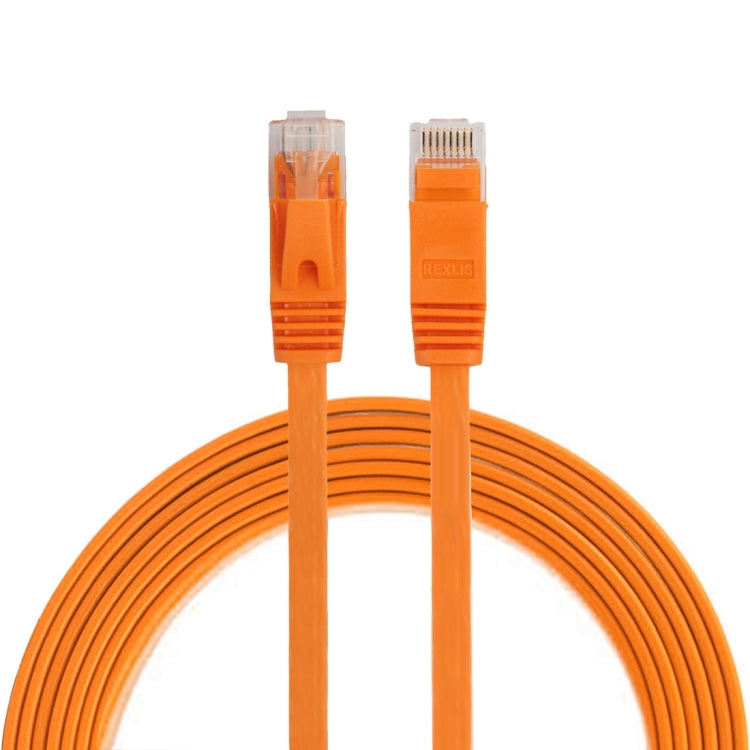 สาย LAN เครือข่ายอีเธอร์เน็ตแบบแบน CAT6 บางเฉียบยาว 2 ม., สายแพทช์ RJ45, Length: 2m