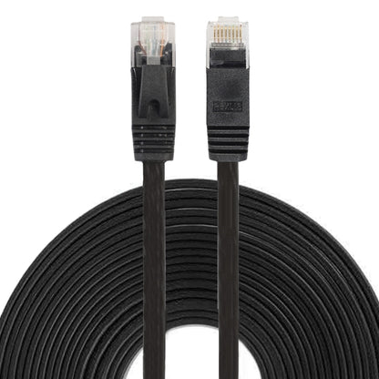 สาย LAN เครือข่ายอีเธอร์เน็ตแบบแบน CAT6 บางเฉียบยาว 10 ม., สายแพทช์ RJ45, Length: 10m