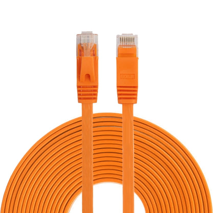 สาย LAN เครือข่ายอีเธอร์เน็ตแบบแบน CAT6 บางเฉียบยาว 10 ม., สายแพทช์ RJ45, Length: 10m