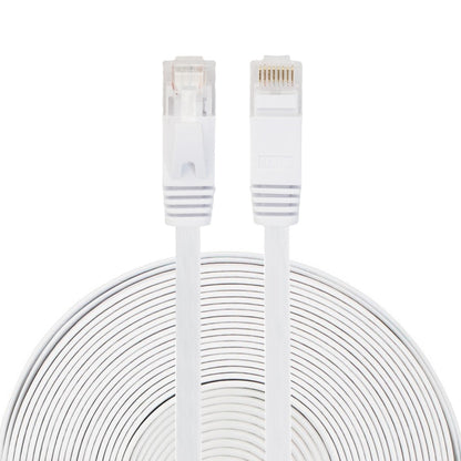 สาย LAN เครือข่ายอีเธอร์เน็ตแบบแบน CAT6 บางเฉียบยาว 15 ม., สายแพทช์ RJ45, Length: 15m