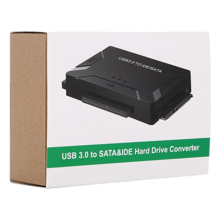 สายเคเบิลอะแดปเตอร์แปลงฮาร์ดดิสก์ USB 3.0 เป็น SATA / IDE สำหรับ HDD SATA IDE ขนาด 2.5 นิ้ว / 3.5 นิ้ว ความยาวสายเคเบิล: 1 ม., US160