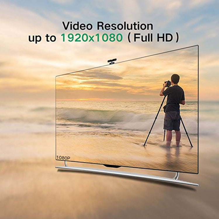 UGREEN MM119 1080P Full HD VGA to DVI (24+1) สายเคเบิลอะแดปเตอร์ชายกับหญิงสำหรับคอมพิวเตอร์ พีซี แล็ปท็อป HDTV โปรเจคเตอร์ การ์ดกราฟิก DVD และอุปกรณ์ที่ใช้ VGA / DVI เพิ่มเติม ความยาวสายเคเบิล: 50 ซม.