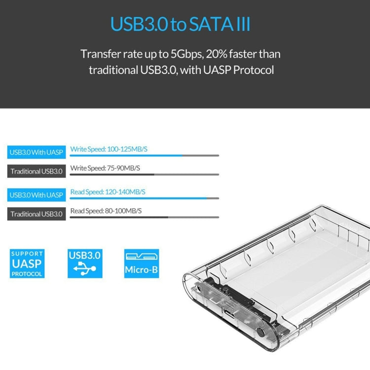ORICO 3139U3 3.5 นิ้ว SATA HDD USB 3.0 Micro B กล่องใส่ฮาร์ดไดรฟ์ภายนอก เคส, USB 3.0 (3.5 inch)