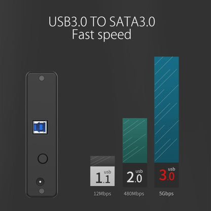 ORICO 7688U3 แนวตั้งอลูมิเนียมฮาร์ดไดรฟ์ภายนอกEnclosure Storage Case Hard Drive Dockสำหรับ 3.5 นิ้วSATA HDD
