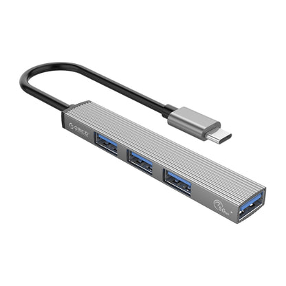 ORICO-AH-13-GY-BP USB 3.0 x 1 + USB 2.0 x 3 เป็นอะแดปเตอร์ฮับ USB-C / Type-C, AH-13