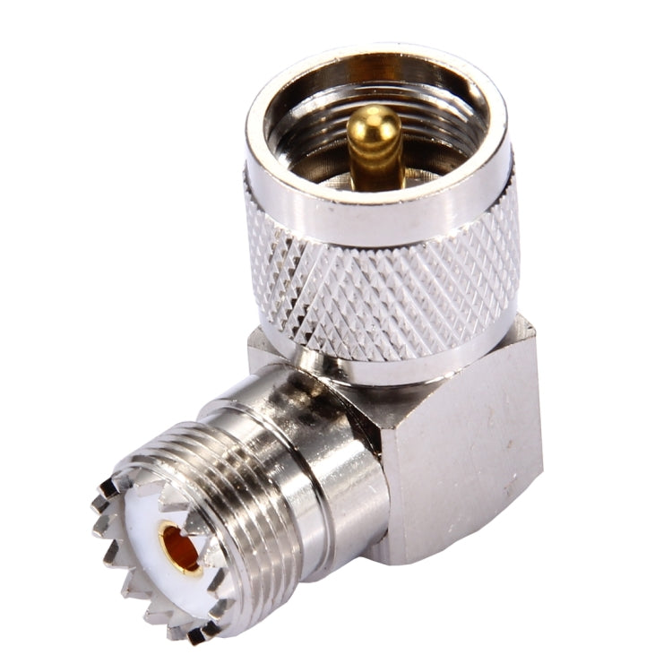 ขั้วต่อ UHF ตัวเมียถึงตัวผู้ UHF, ข้องอ 90 องศา, UHF Female to Male