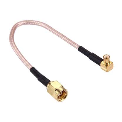 15 ซม.SMA ชาย MCX ชาย 90 องศาข้อศอก RG316 สาย, SMA Male to MCX Male