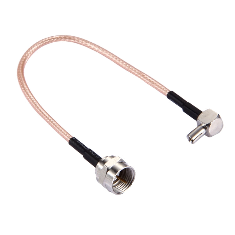สายเคเบิล TS9 ถึง F ชาย RG316 ขนาด 15 ซม, F Male RG316