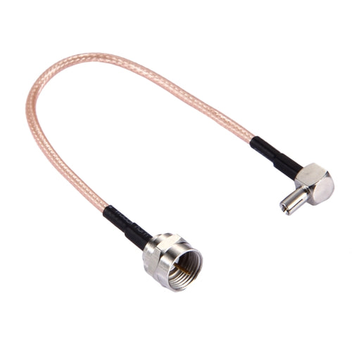 สายเคเบิล TS9 ถึง F ชาย RG316 ขนาด 15 ซม, F Male RG316