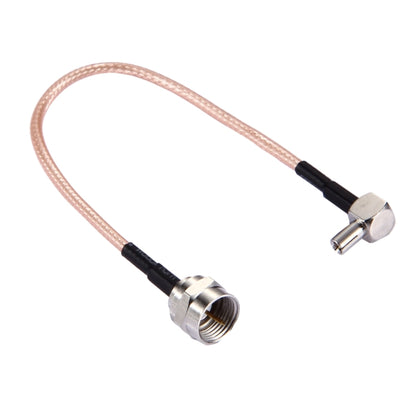 สายเคเบิล TS9 ถึง F ชาย RG316 ขนาด 15 ซม, F Male RG316