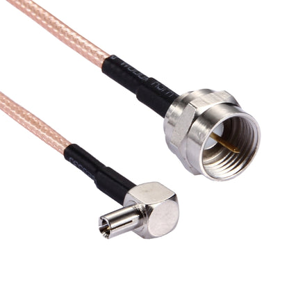 สายเคเบิล TS9 ถึง F ชาย RG316 ขนาด 15 ซม, F Male RG316