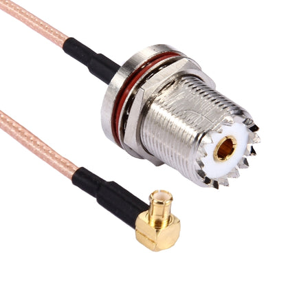 15 ซม. UHF หญิงถึง MCX ชาย 90 องศาข้อศอก RG316 สาย, UHF Female to MCX Male