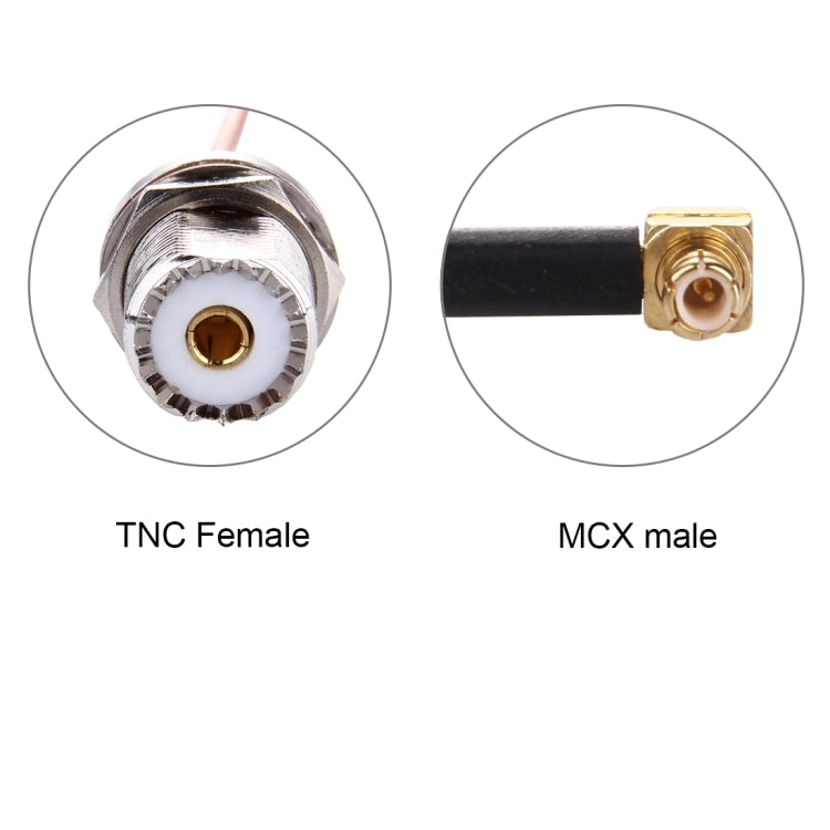 15 ซม. UHF หญิงถึง MCX ชาย 90 องศาข้อศอก RG316 สาย, UHF Female to MCX Male