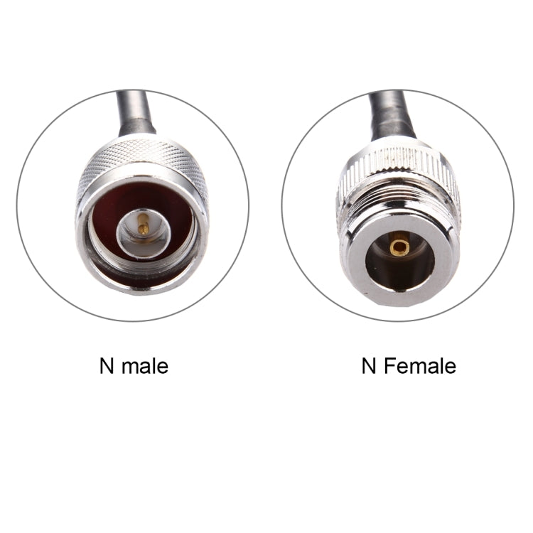 สายเคเบิล RG58 ตัวผู้ถึงตัวเมีย 1 ม, 1m N Male to N Female