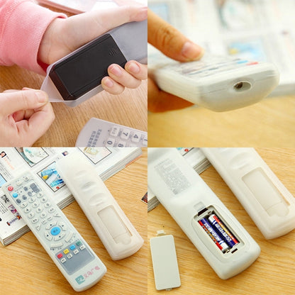 ฝาครอบป้องกันซิลิโคนรีโมทคอนโทรล 5 ชิ้นขนาด: 21 * 4.9 * 1.9 ซม, 21*4.9*1.9cm