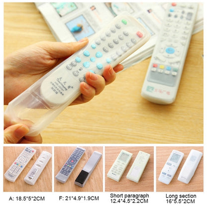 ฝาครอบป้องกันซิลิโคนรีโมทคอนโทรล 5 ชิ้นขนาด: 21 * 4.9 * 1.9 ซม, 21*4.9*1.9cm