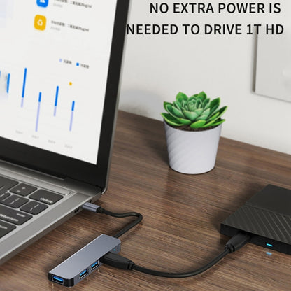 BYL-2301 5 in 1 USB-C / Type-C ไปยัง USB มัลติฟังก์ชั่น Docking Station HUB Adapter, BYL-2301T